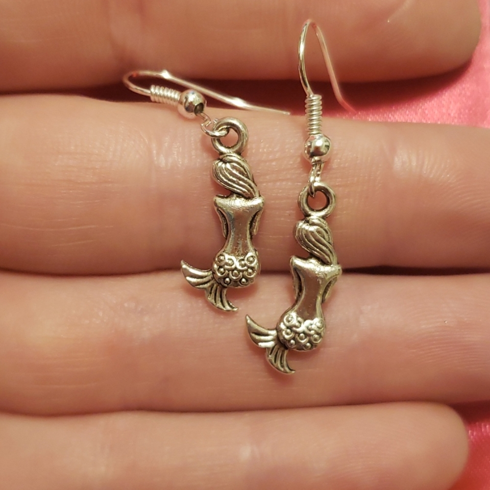 Perching Mermaid Earrings